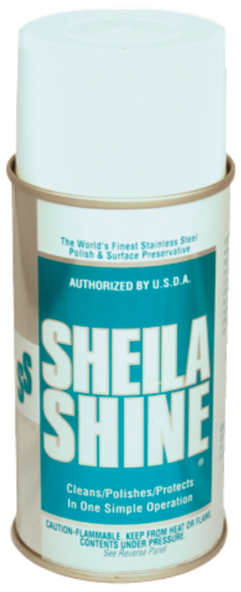 STAINLESS STEEL POLISH, SHEILA SHINE, OIL BASED, 10 OZ, 12/CT MAIN